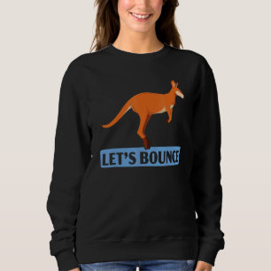 Sweatshirt Rebondissons Kangaroo Wildlife Animal Australia 1