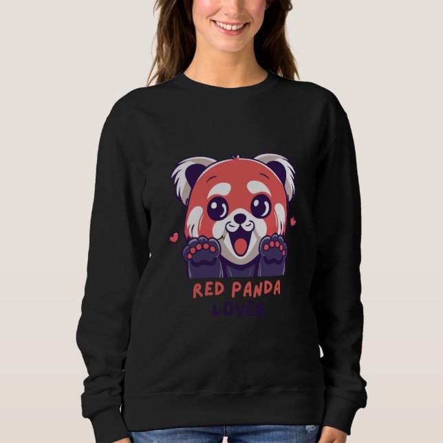 Sweatshirt Red Panda Lover (Devant)