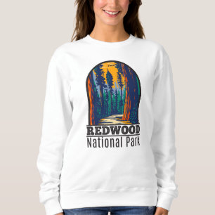 Sweatshirt Redwood National Park Californie Vintage