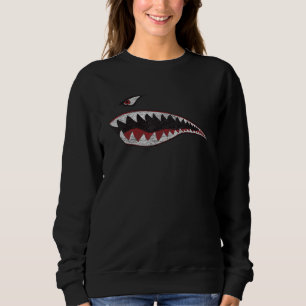 SWEATSHIRT REGARDEZ LE NEZ WARHAWK P 40 UN AVION DE GUERRE DE