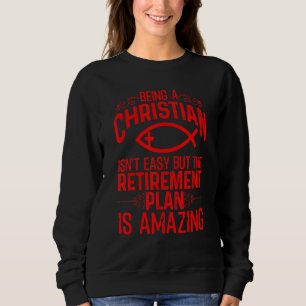 Sweatshirt Régime de retraite Hommes Femmes Cool Christian Re