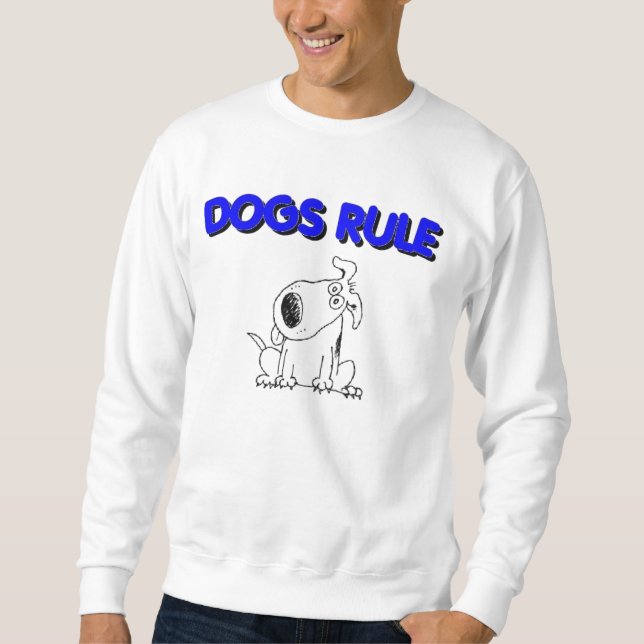 Sweatshirt règle de chiens (Devant)