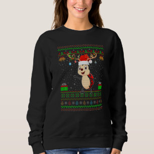 Sweatshirt Reindeer Santa Hat Correspondant Ugly Ladybug Noël