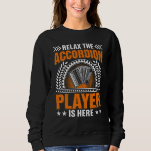 Sweatshirt Relax l'Accordéoniste est là Accordéon Accor