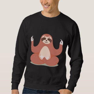 Sweatshirt Relax Yoga Sloth