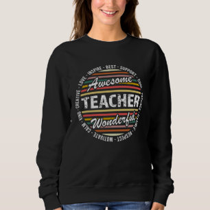 Sweatshirt Remerciement et inspiration des enseignants