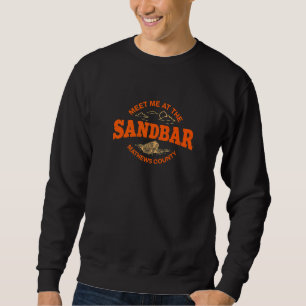Sweatshirt Rencontrez-Moi Au Sandbar Mathews Comté Summer Vir