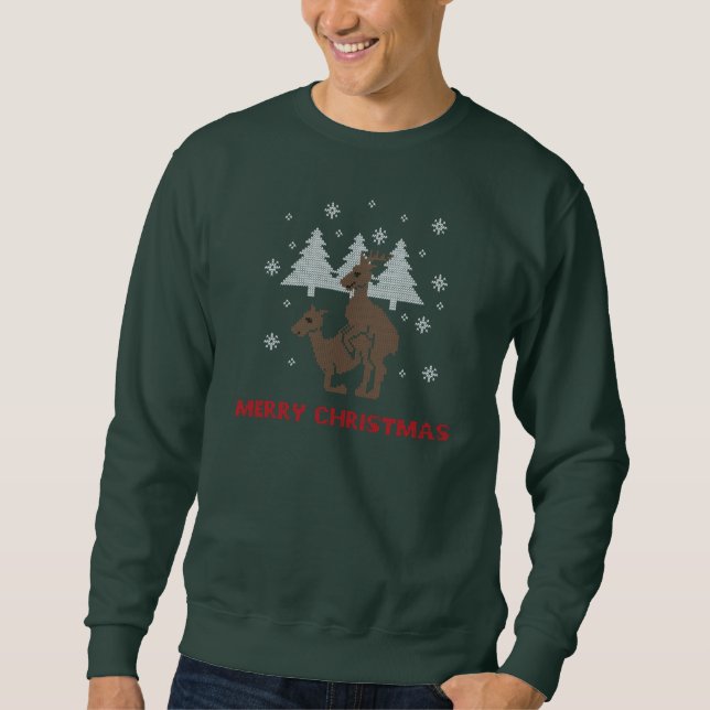 Sweatshirt Rennes de Noël (Devant)