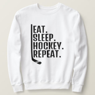 Sweatshirt  Répéter le hockey du sommeil 