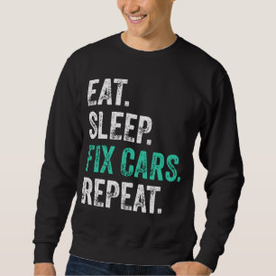 Sweatshirt Répéter les voitures de réparation du sommeil