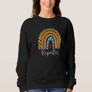 Sweatshirt Reporter Rainbow News Média Production Communicati