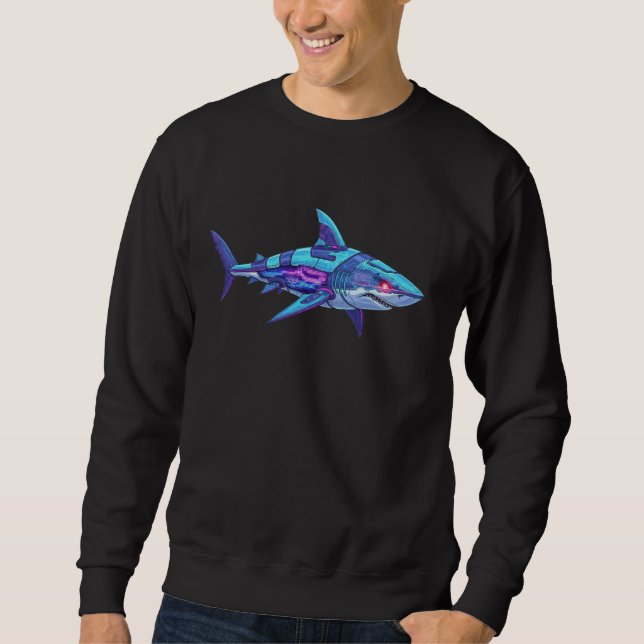 Sweatshirt Requin Électrique (Devant)