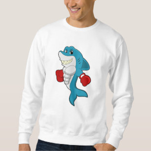 Sweatshirt Requin en boîte avec gants de boxe