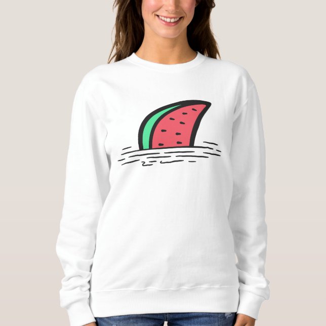 Sweatshirt requin pastèque (Devant)