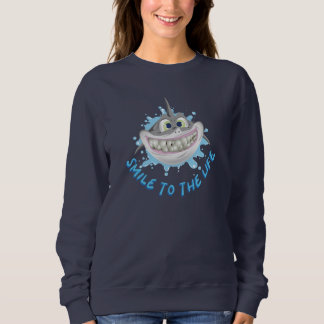 Sweatshirt Requin souriant dans le style de dessin animé - So