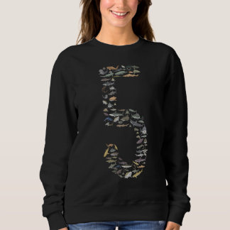 Sweatshirt Requin Type de requins Cinq ans Anniversaire 5e an