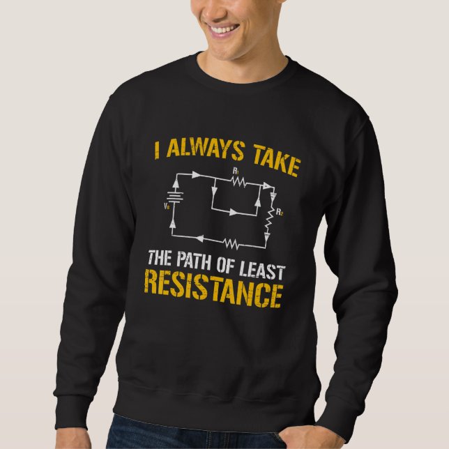 Sweatshirt Résistance Des Ingénieurs Électriques Pour Un Arti (Devant)
