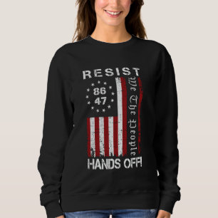 Sweatshirt Résister Mains Off Protest 86 47 8647 Manifestatio
