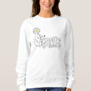 Sweatshirt Respirez simplement la citation inspirante Floral