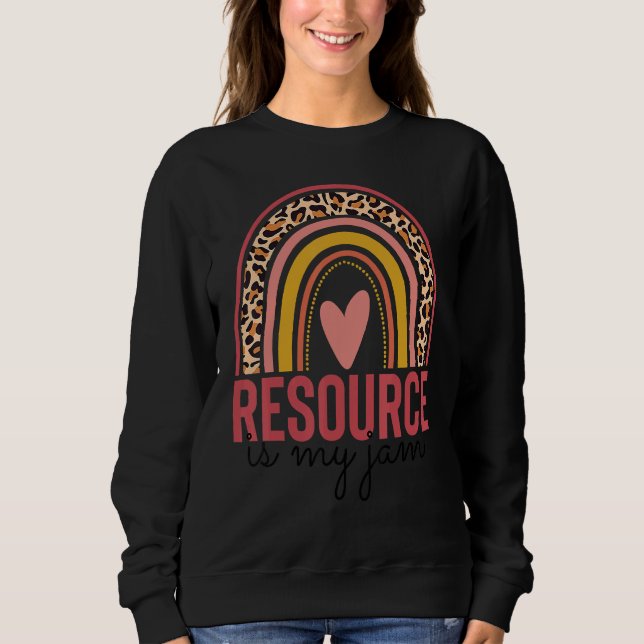Sweatshirt Ressource Est Mon Jam Ressource Enseignant Lecture (Devant)