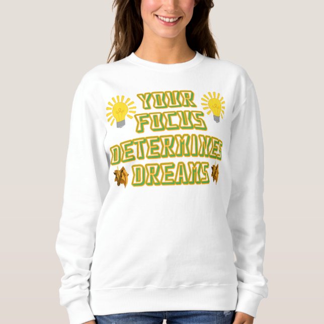Sweatshirt restez concentré (Devant)