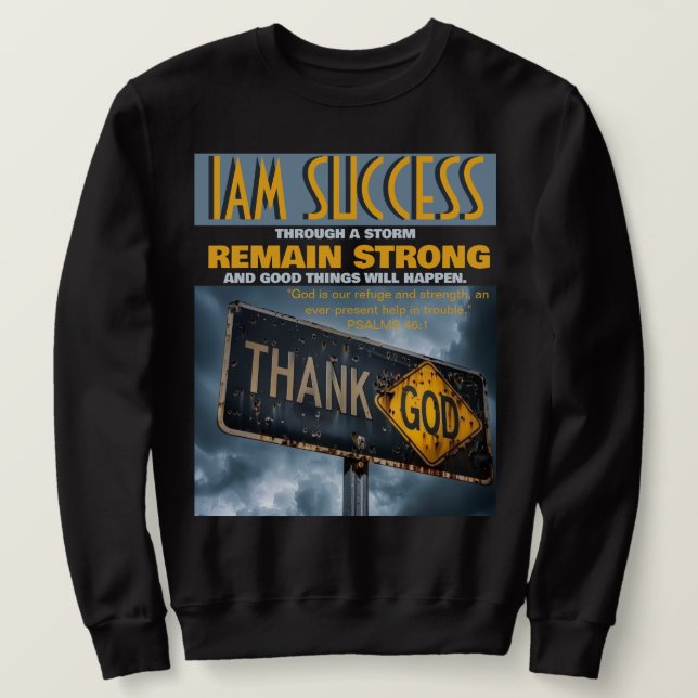 SWEATSHIRT RESTEZ FORTS (Design devant)