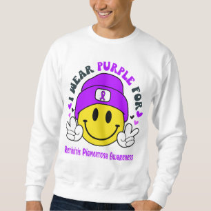 Sweatshirt Retinitis Pigmentosa Sensibilisation Ribbon Suppor