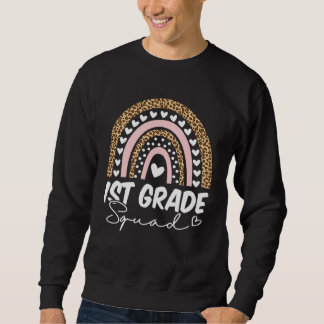 Sweatshirt Retour à l'école 1ère Première année Squad Rainbo