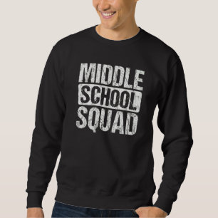 Sweatshirt Retour à l'école Enseignant Élève Collège Équipe