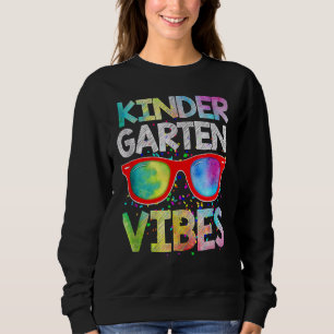 Sweatshirt Retour À L'École Maternelle Vibes 1er Jour Enseign