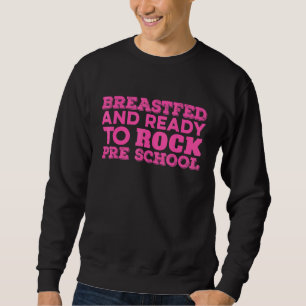 Sweatshirt Retourner À L'École Préscolaire Premier Jour De Sc