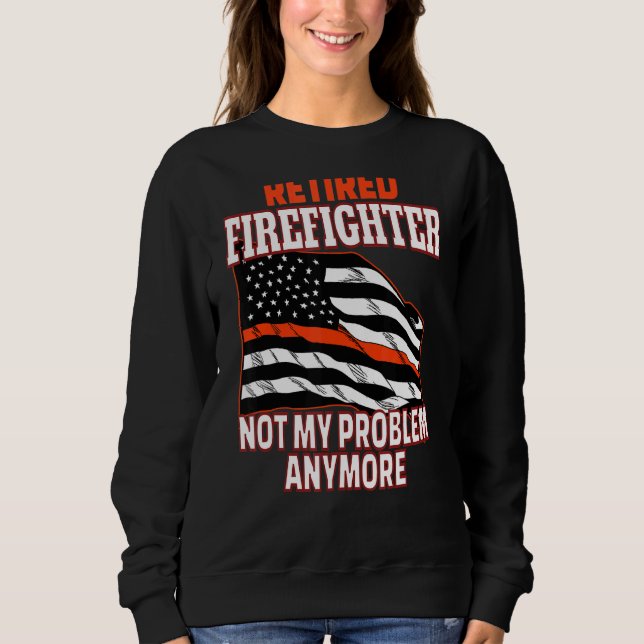 Sweatshirt Retraité de pompier (Devant)
