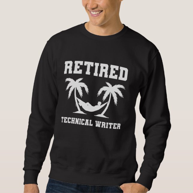 Sweatshirt Retraite du collaborateur du rédacteur technique r (Devant)