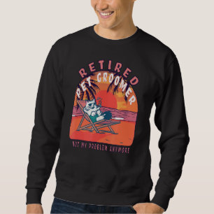 Sweatshirt Retraite Vintage de l'éleveur de animaux de compag