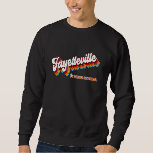 Sweatshirt Retro 80s Fayetteville North Carolina Nc