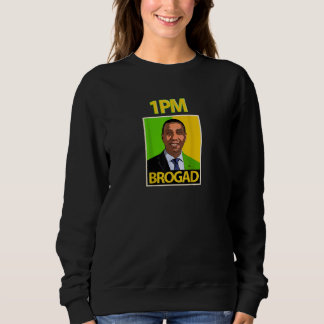 Sweatshirt Retro Art Andrew Holness, 1PM BROGAD JLP Supporter