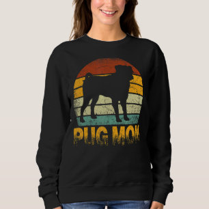Sweatshirt Retro Carlin Maman Doxie Chien Propriétaire Mère A