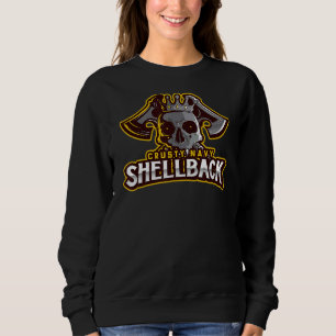 Sweatshirt Retro Crusty Marine Shellback Défenseur Du Profond
