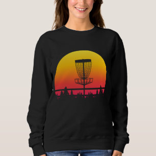 Sweatshirt Retro Disque Golf Graphisme Conception Vintage Fri