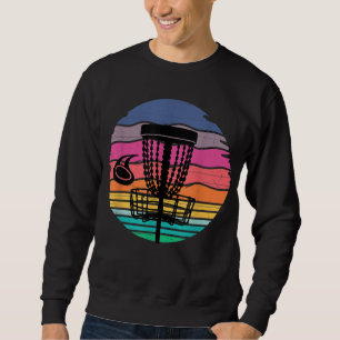 Sweatshirt Retro Disque Vintage Golf Disque Golf Vêtements Ca