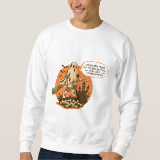 Sweatshirt Retro Halloween Ghost Safety - Restez en sécurité
