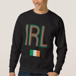 Sweatshirt Retro Irlande Drapeau Irish Pride Vintage Irlande