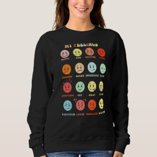 Sweatshirt Rétro Mes sentiments Émotion Face à la santé menta