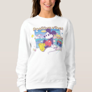Sweatshirt Retro Mickey Vibes Positives Uniquement