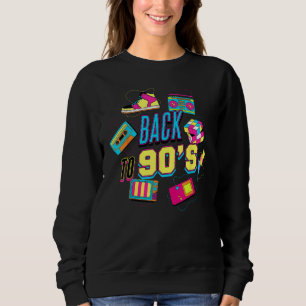 Sweatshirt Rétro Retour Aux Années 90 Graphisme Vintage 90