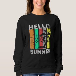 Sweatshirt Retro Summer Beach Holiday