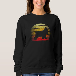 Sweatshirt Retro Sunset Cocker Spaniel Dog Thème Conception