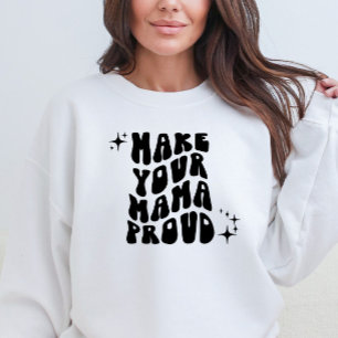 Sweatshirt Retro Super Fier ta maman