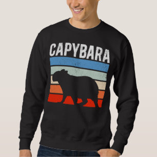 Sweatshirt Retro Vintage Capybara Cute Animal