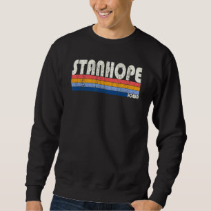 Sweatshirt Retro Vintage les années 70 80s Style Stanhope Iow